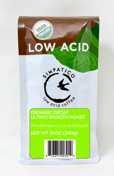 Simpatico Organic Low Acid Decaf: Ultimo Blend